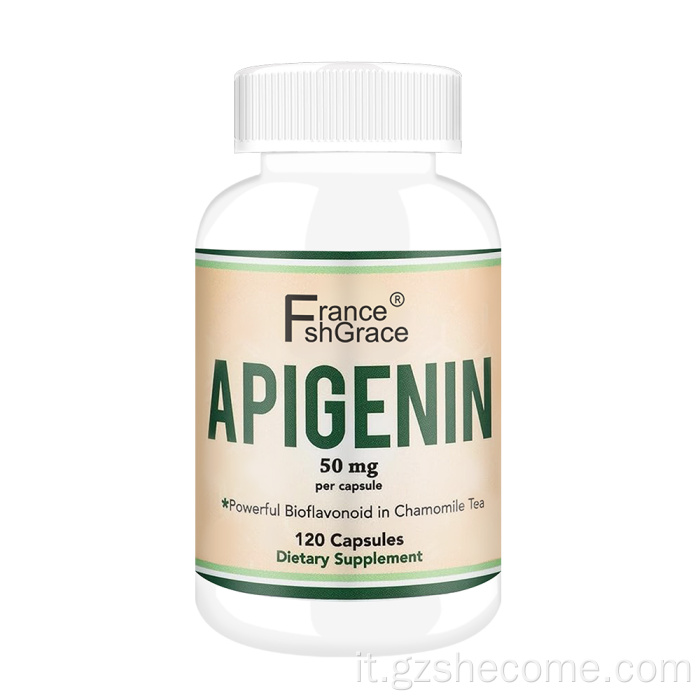 Le capsule di apigenina di alta qualità supportano la salute della pelle